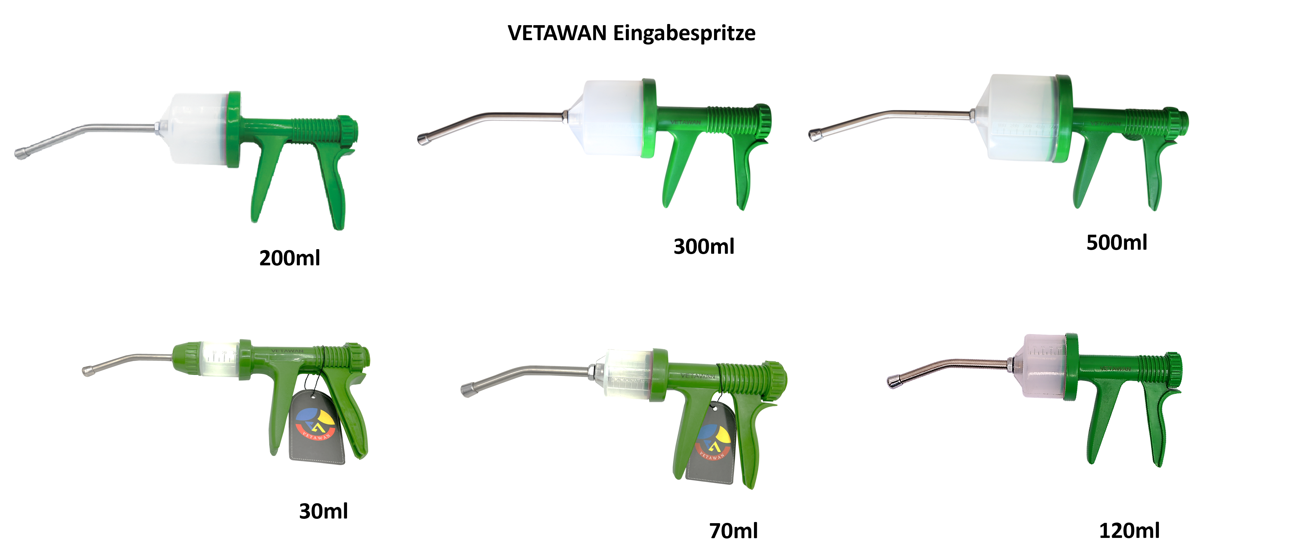 Eingabespritze-drencher 30-500ml - VETAWAN Germany