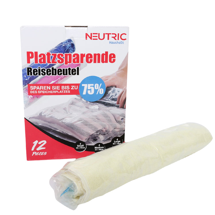 Vakuum Reisebeutel Kleidung, aufrollbar, ohne Pumpe_3